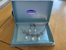 Drop pearl necklace for sale  MANCHESTER