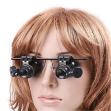 LED Headset Magnifying Glass Head Light Lamp Jewelery Repair Magnifier Loupe for sale  Shipping to South Africa