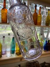 Usado, Antiga garrafa de uísque ocidental San Francisco Grizzly Bear Spears Old Pioneer comprar usado  Enviando para Brazil