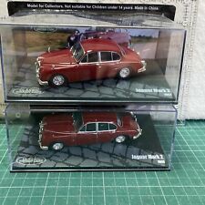 Classic British Cars 1960 Jaguar Mark 2 Red Die Cast 4 inches long 2 Models for sale  Shipping to Ireland
