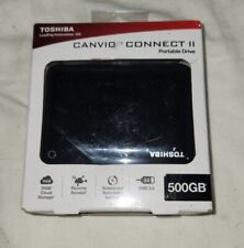 Unidad portátil Toshiba Canvio Connect II 500 GB respaldo de computadora, usado segunda mano  Embacar hacia Argentina