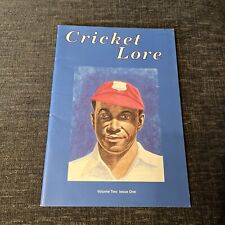 Cricket lore magazine for sale  NORTHAMPTON
