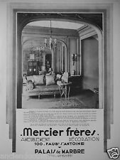 Publicité 1929 mercier d'occasion  Compiègne
