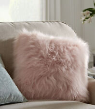 Pink sheepskin cushions for sale  UK