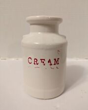 Cream milk ceramic for sale  Imperial