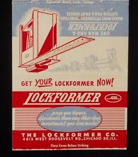 Used, 1950s The Lockformer Co. Lock Rolling Equipment 4615 West Roosevelt Rd. Chicago for sale  Shipping to South Africa