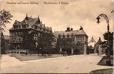 Physiology Anatomy Buildings University Chicago BW Antique Divided Back Postcard, used for sale  Shipping to South Africa