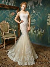 Enzoani 'Jin' Wedding dress - 12 - Ivory/Ivory - Ex Sample - Excellent condition for sale  Shipping to South Africa