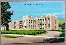 CENTRAL SCHOOL, HUNTER, Nueva York CATSKILL MTS Postal de Colección segunda mano  Embacar hacia Mexico