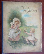 Tiny Toddlers Children's Stories c. 1890 Helen Jackson placa colorida livro juvenil comprar usado  Enviando para Brazil