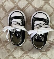 Zapatillas Converse Classic All Star negras/blancas talla 2 para bebé niña o niño segunda mano  Embacar hacia Argentina