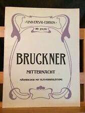 Bruckner mitternacht choeur d'occasion  Rennes