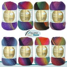 Brugt, Rellana 100g Fleet Sock Hummingbird 4 thread | 7 Colors to choose from | Sock Wool til salg  Sendes til Denmark