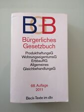 Bgb bürgerliches gesetzbuch gebraucht kaufen  Osternburg