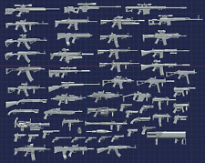 Usado, Boneco de ação - Coleção Toy Guns - Escalas 1:18, 1:12, 1:10, 1:6 comprar usado  Enviando para Brazil