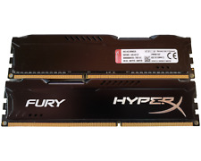 (2 piezas) Memoria Kingston HyperX Fury HX316C10FBK2/8 DDR3-1600 8 GB (2x4 GB), usado segunda mano  Embacar hacia Argentina