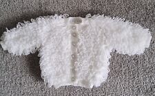 Hand knitted white for sale  LONDON