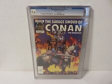 A ESPADA SELVAGEM DE CONAN #117 CGC 9.6 REVISTA EM QUADRINHOS MARVEL 1985 PÁGINAS BRANCAS comprar usado  Enviando para Brazil