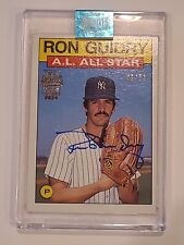 2024 Topps Archives Firma Ron Guidry/73 Autógrafo Yankees 1986 All Star, usado segunda mano  Embacar hacia Argentina