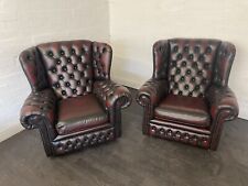 Chesterfield wingback chairs for sale  UK