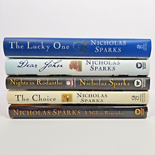 5 livros de capa dura Nicholas Sparks The Lucky One Dear John Choice A Walk To Remem comprar usado  Enviando para Brazil