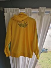 Yellow adidas hoodie for sale  DEWSBURY