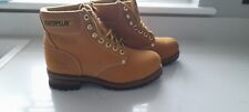 mens leather caterpillar boots for sale  HALSTEAD