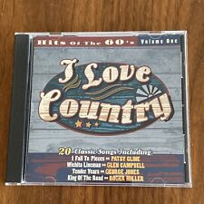 I Love Country: Hits of 60s, Volume Um por Vários Artistas (CD, 1997) comprar usado  Enviando para Brazil