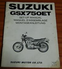 Suzuki gsx750et set for sale  BOOTLE