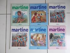 lot 6 livres MARTINE  éditions atlas d'occasion  Courcelles-Chaussy