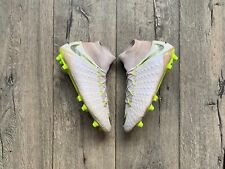 Botas de fútbol Nike Hypervenom Phantom 3 Elite blancas voltios botines de fútbol US10 segunda mano  Embacar hacia Argentina