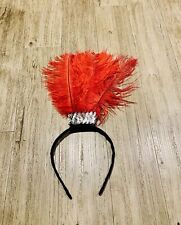 Red showgirl headdress for sale  WOKING