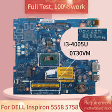 Placa-mãe LA-B843P CN-0730VM 730VM teste para Dell Inspiron 5558 5758 com I3-4005U, usado comprar usado  Enviando para Brazil