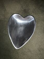 nambe heart shaped dish for sale  West Bloomfield