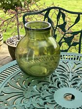 Green thick glass for sale  ANDOVER