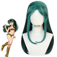 Anime Urusei Yatsura Lum Invader Cosplay Peruca Longa Peruca De Cabelo Verde Halloween Prop, usado comprar usado  Enviando para Brazil