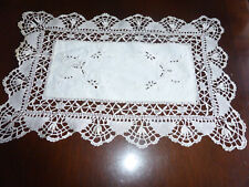 Two linen lace for sale  LLANDEILO