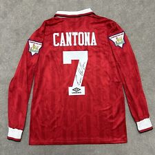 Signed eric cantona for sale  SALTCOATS