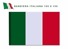 Bandiera italiana Bandiera Italia tricolore 100X150 con asola per asta NAZIONALE usato  Vietri Di Potenza