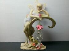 Vintage 1999 14" Resin Fairy with Flowers & Crystals Figurine for sale  Shipping to South Africa