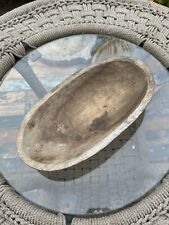 Antigua olla ovalada de madera hecha a mano de 1800, usado segunda mano  Embacar hacia Argentina