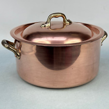 Mauviel 1830 Great French Quality Copper Cooking Pot With Lid 12.5cm for sale  Shipping to South Africa