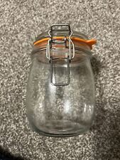 Glass storage jar for sale  CROYDON