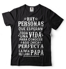 Camisa de regalo del día del padre regalo para papá camiseta de texto español mejor camiseta de regalo de cumpleaños segunda mano  Embacar hacia Argentina