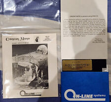 Sistemas on-line CRANSTON MANOR by Sierra para Apple II preto e branco completos comprar usado  Enviando para Brazil