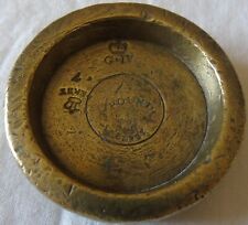 Antique 1/2 Pound Brass George IV Weight Marked Derby Crown G.IV & 7 226g for sale  Shipping to South Africa