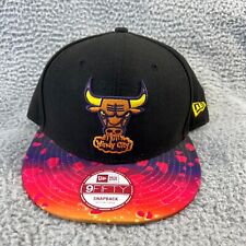 New Era Chicago Bulls Sombrero Snapback Negro Viento Ciudad Galaxia 9 Fifty Bordado segunda mano  Embacar hacia Argentina