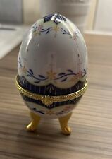 Ceramic egg trinket for sale  NUNEATON