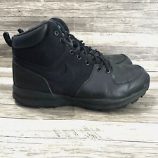 Usado, Botas Nike Manoa masculinas 11 couro preto tático caminhada ao ar livre 456975 001 LEIA comprar usado  Enviando para Brazil