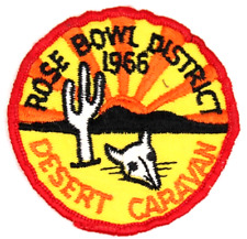 1966 Desert Caravan Rose Bowl District San Gabriel Valley Council Patch CA BSA for sale  Shipping to South Africa